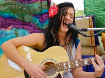 Aliana DeVictoria brings her original tunes to the Lithia Artisans Market on Sunday, May 4 from 3-5. 