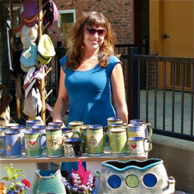 Alissa Clark is this weeks Artisan of the Week. Everything in her booth is 10% Off, so come by and pick up some really cool pottery. 