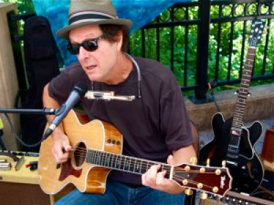 Doug Warner sings the blues this coming Saturday, August 16 from 2:30-4:30. 