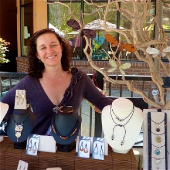 Karina will be at the Holiday Market every weekend in December. She makes beautiful jewelry of using amber, opals, sterling and more. 