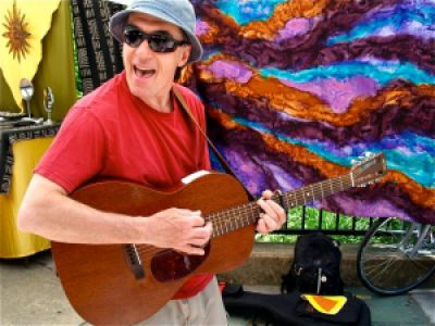 Local favorite Gene Burnett brings his original tunes to the Lithia Artisans Market, Saturday, May 9th from 11:30-1:30. 