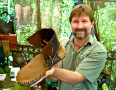Dave Summers, leather worker, will have a full display of wonderful handcrafted leather goods. 