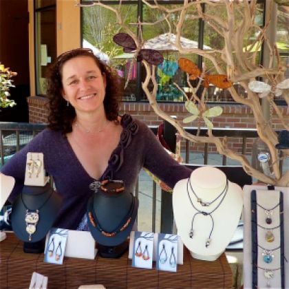 Karina Mendoza-Wittke, Jeweler, Lithia Artisans Market of Ashland, Oregon