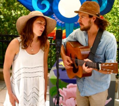 Hollis Peach is the new name for the local duo of Jacqui and Danny. Formally half of the band Patchy Sanders. They now perform as a duo and we love them. Saturday, April 9 from 11:30-2:30 at the Lithia Artisans Market of Ashland, Oregon.